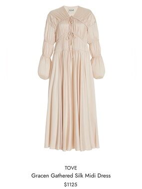 TOVE Gracen Stretch Silk Midi Dress 06